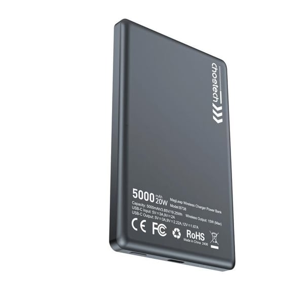 Ekstern Batteri - CHOETECH - B738 - 5000 mAh - USB-C - MagSafe - 20 W