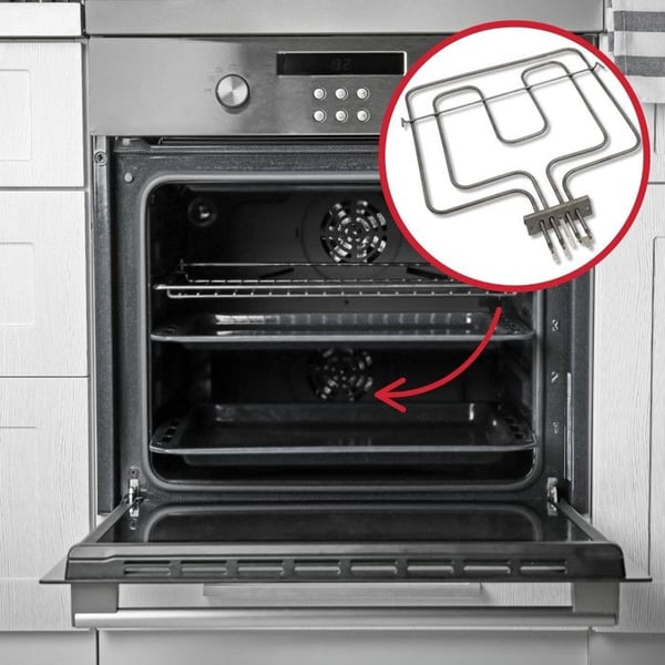 SOS Accessoire Värmeelement 1400 + 1200W för Ugn, spis - CA5G001A1, CA5G001B7 BRANDT, FAGOR, CATA, DE DIETRICH, MASTE