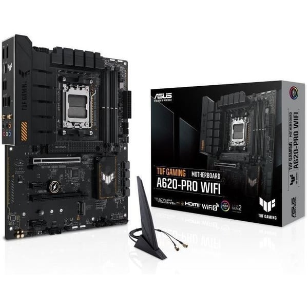 Moderkort - ASUS - TUF GAMING A620-PRO WIFI - AMD A620 - Socket AM5 ATX