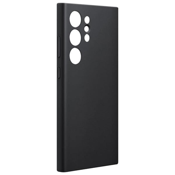 Fodral till Samsung Galaxy S24 Ultra Vegan Läderkamera Skyddad Samsung Black