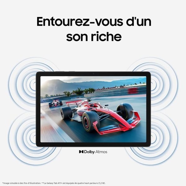Samsung Galaxy Tab A11+ 11" 256 GB Grå