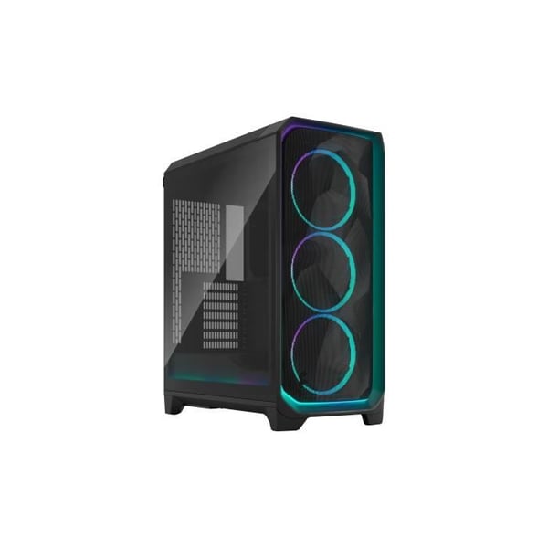 PC-chassi - FRACTAL DESIGN - Meshify 3 Ambience Pro RGB - E-ATX (277 mm) - 3 fläktar - USB Type C 20 Gbps - Svart