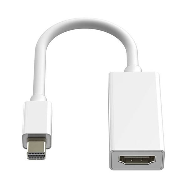 Videoadapter - LinQ - Mini DisplayPort till HDMI - 4K - Full HD - Vit