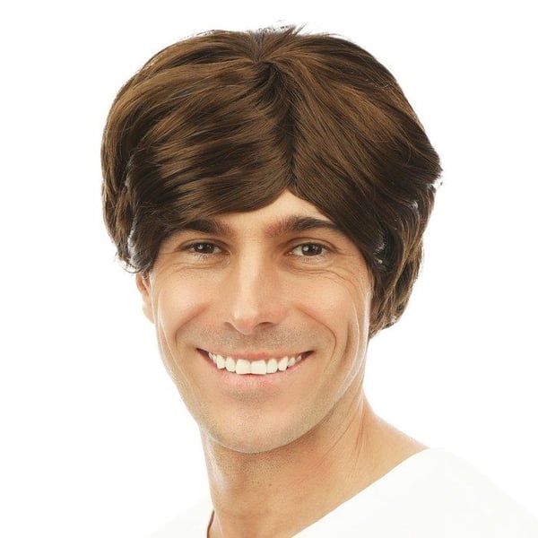 Peruk - LITEN CLOWN - NICK - Kort - Brun - Blandat