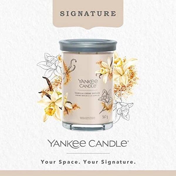 YANKEE CANDLE STOR TUMBLER SIGNATUR VANILJ CRÈME BRÛLÉE