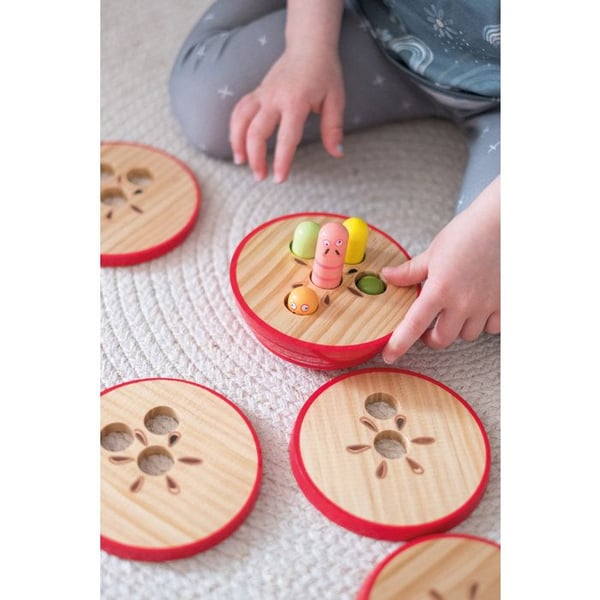 Koulutuslelu - Small Foot - Logisteck Omena - Monivärinen - Pienmotoriset taidot - 3-vuotiaille ja vanhemmille