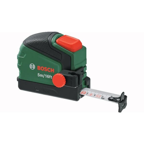 BOSCH måttband 5 m - Nylonband 22 mm, utgång 2 m - Auto Lock - Blyertsklämma - Precision MID II