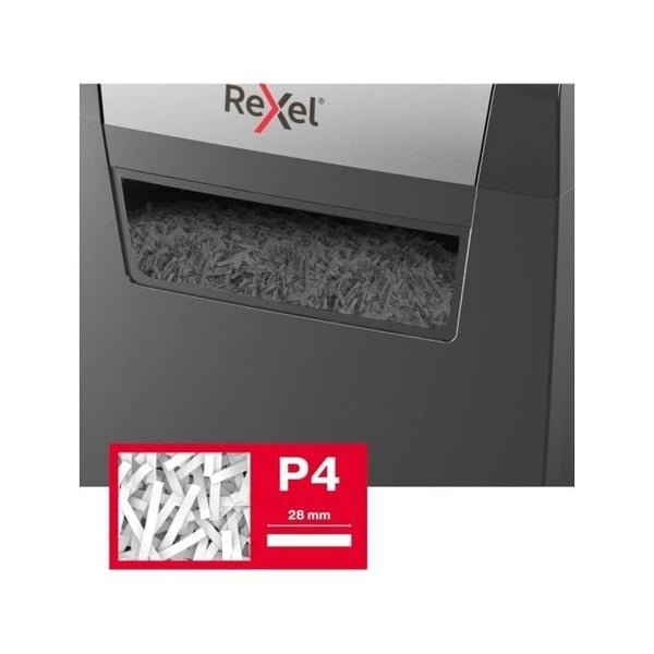 Dokumentmakulator - Rexel - Momentum X406 - Krydsskåret - 6 ark - 15 liter