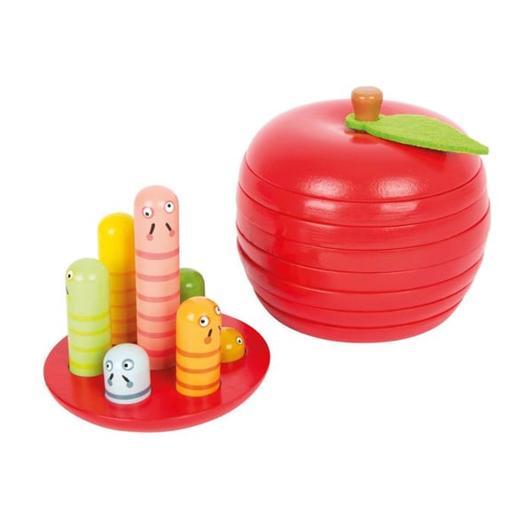Koulutuslelu - Small Foot - Logisteck Omena - Monivärinen - Pienmotoriset taidot - 3-vuotiaille ja vanhemmille