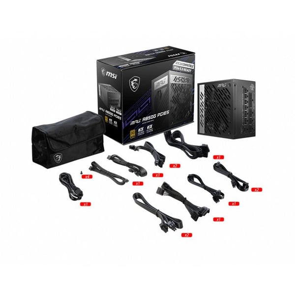 Strömförsörjning - MSI - MPG A850G PCIE5 - 850V - 50~60 Hz