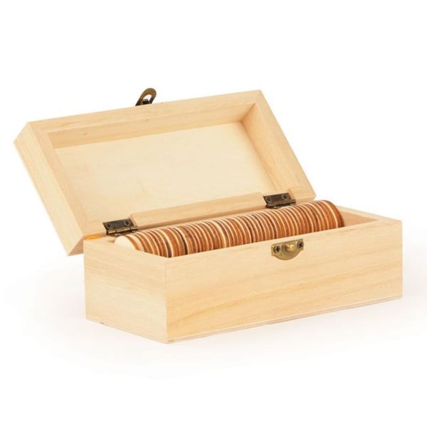 Meddelandebox - GRAINE CREATIVE - Trä hjärtan - 15 x 6 x 7 cm - Inomhus - Blandat