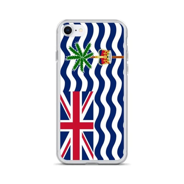 iPhone-fodral - Flerfärgad - Flagga över Brittiska Indiska Oceanterritoriet - Mjuk - TPU - Silikon