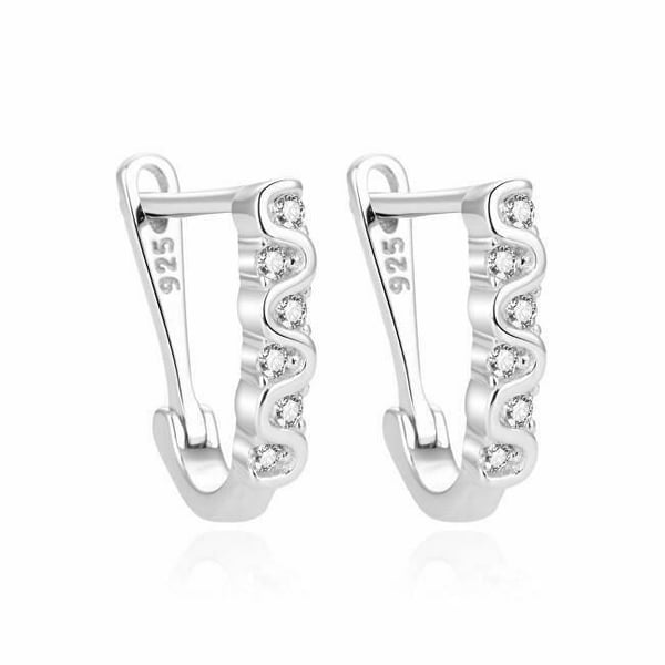 Örhänge - Aguc2151l - Silver - Zirkoniumoxid - För kvinnor Örhänge - Aguc2151l - Silver - Zirkoniumoxid - För kvinnor