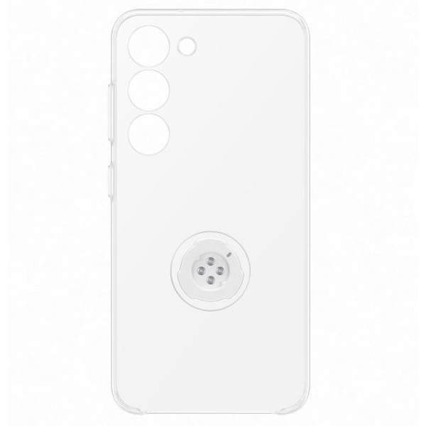 Samsung mobiltelefonfodral och fodral Transparent fodral med avtagbart stöd S23