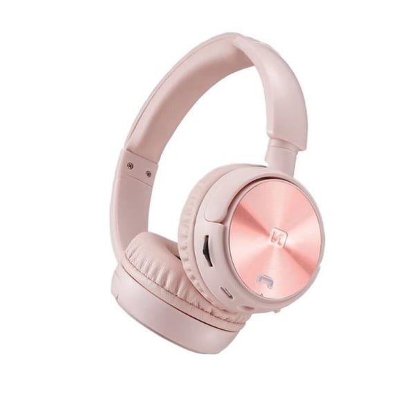 Trådlösa hörlurar - Swissten - Trix Pink - FM-radio - Micro SD upp till 32 Go - Jackkontakt