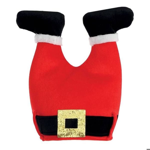 Jultomtehatt - PTIT CLOWN - 23676 - Röd / Vit / Svart - Vuxen - Unisex