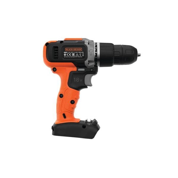 Black & Decker Boremaskine med Slag 18V Dobbelt Hastighed BCD003N-XJ
