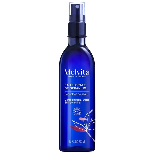 Melvita Blomvatten av Geranium Förbättrande för Huden Ekologisk 200 ml