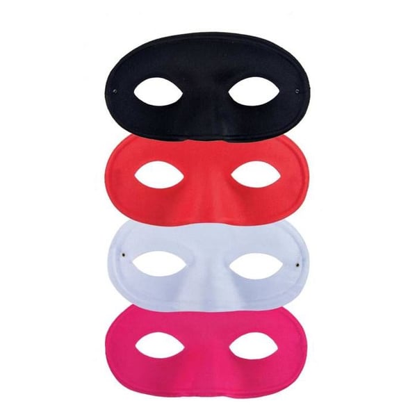 Mask loup domino Tyg 4 matchande färger