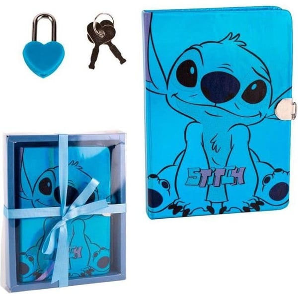 Dagbok - Disney - Lilo & Stitch - Vit - Vuxen - Blandat