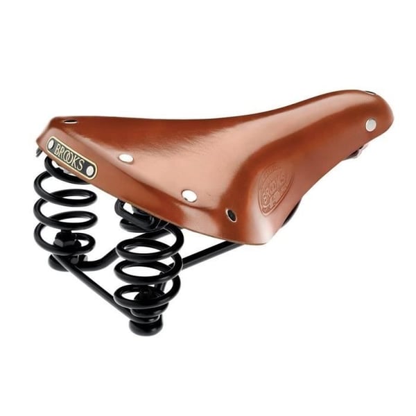 Cykelsadel - BROOKS - Flyer S Classic - Läder - Brun - Bekväm med fjädrar Cykelsadel - BROOKS - Flyer S Classic - Läder - Brun - Bekväm med fjädrar