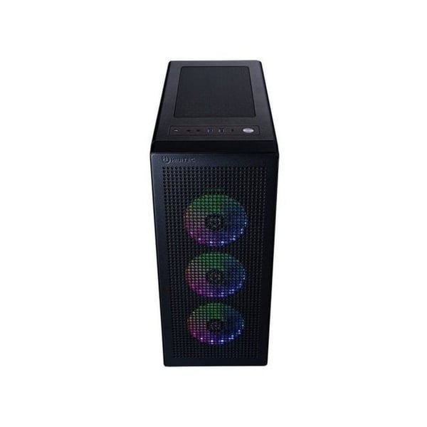 Hiditec H1 Air ARGB Midi Tower Tempererat Glas USB 2.0 Svart