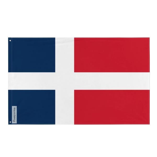 Saarlandflagga – 96 x 144 cm – Hållbar Polyester – 2 Metallöglor – Inomhus / Utomhus – Pixelforma