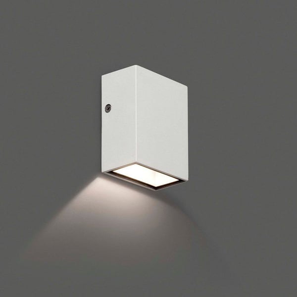 Faro Canon Vit LED utomhus vägglampa gjuten aluminium 70567N - 1 glödlampa - 4W 130 LM 3000K