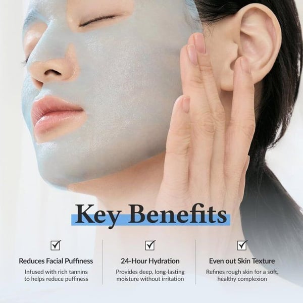 Maske - DR.ALTHEA - Aqua Blue Hydration Mask - Intensiv hydrering - Følsom hud - Reducerer poser