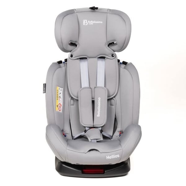 BEBELISSIMO - Bilbarnstol Isofix - 360 ° svängbar - 40-150cm - (0-36kg) - Hellios Plus - grå - R129 i-size