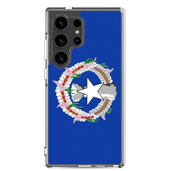 Telefonfodral - Samsung - Galaxy S24 Ultra - Flagga Marianaöarna - Mjuk - Flerfärgad