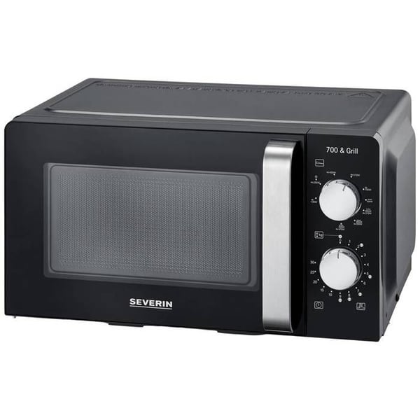 Severin 7781 Svart mikrovågsugn 700 W timerfunktion, grillfunktion
