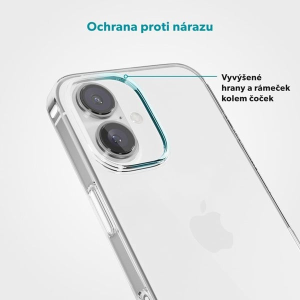Hölster Epico Hero - EPICO - iPhone 16 Plus - TPU - Styv - Transparent