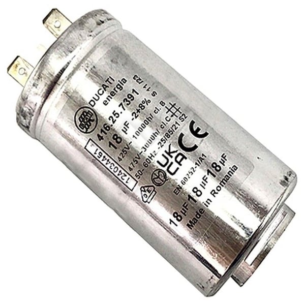 SOS Tillbehör Kondensator 18µf för Torktumlare ELECTROLUX 1240344612