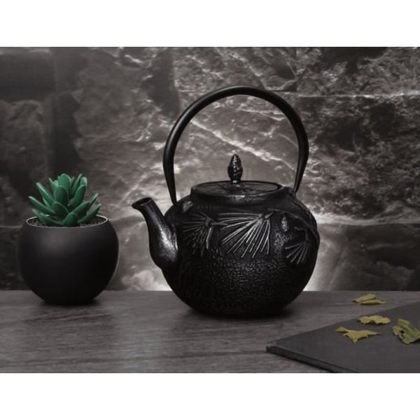Teekanna i gjutjärn - BERLINGERHAUS - BH-7802 - 0,8 l - Svart - Ej diskmaskinssäker
