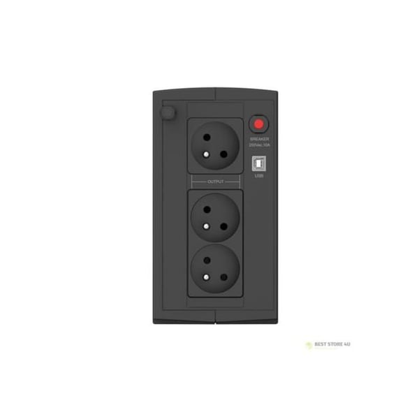UPS - EVER - Duo 850 PL Strömförsörjning - 850 VA - Överspänningsskydd - AVR USB