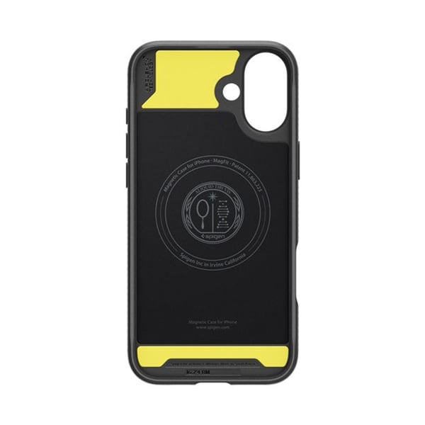 Coque Spigen Rugged Armor Mag MagSafe för iPhone 16 (mattsvart)