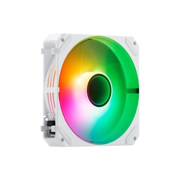 Abysm Arclight 2.0 ARGB Fläkt 120mm PWM med Serieanslutning Vit Pack 3 Enheter