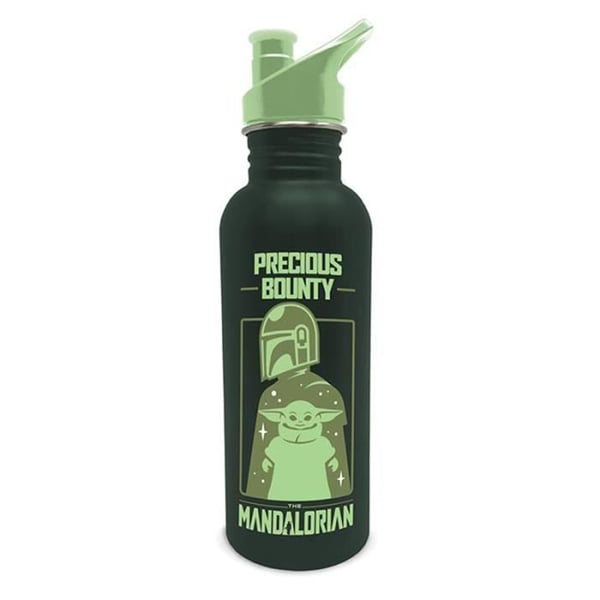Gourde - BOUNTY - Mandalorian - Metall - Grön - 0,700 L