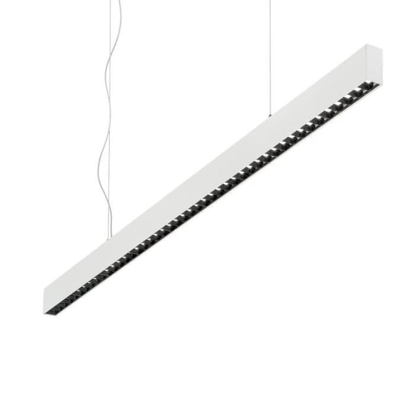 Dekorativ hänglampa - Rät linje - Inbyggd LED - Vit - 3000K