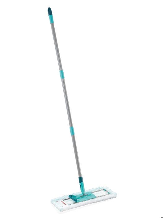 Baljmopp Leifheit Profi XL micro duo 55019, platt mopp 42cm, golvmopp med mikrofiberöverdrag, idealisk för alla släta golv