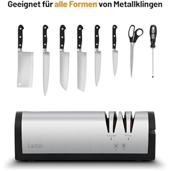 Lauben 4700SB Multifunktionel knivsliber med 2 slibeenheder – grov og fin, slibe de fleste klinger.