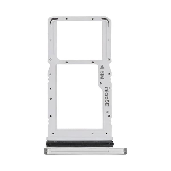 SIM-kortfack för Samsung Galaxy Tab A7 + Samsung micro-SD-kortplats Silver