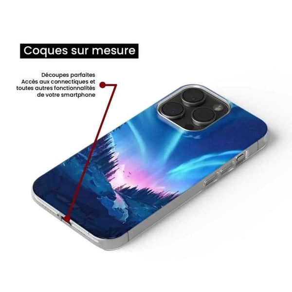 Siliconfodral - Kompatibel med Apple iPhone 13 - design nattfall