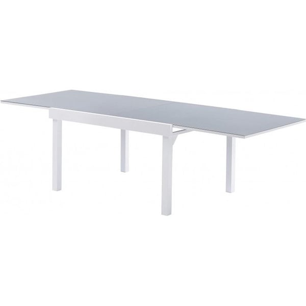 Modulo T 6/10 Full White Glass Trädgårdsbord Wilsa Garden