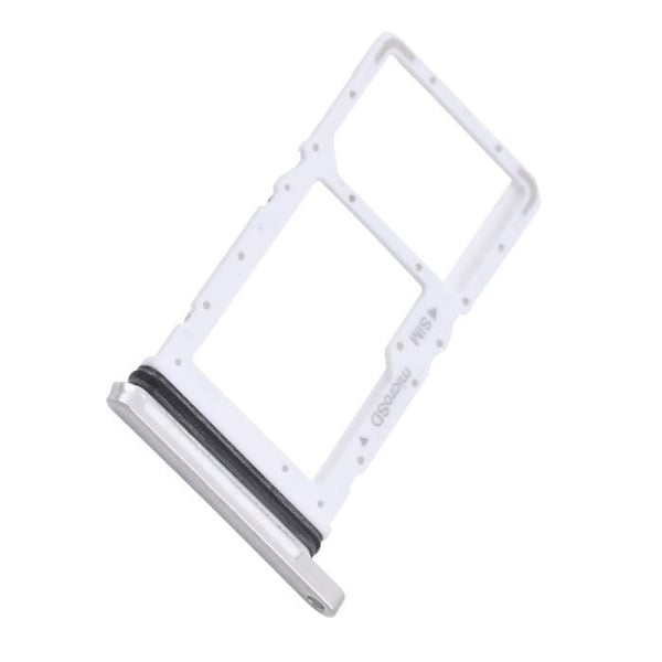 SIM-kortfack för Samsung Galaxy Tab A7 + Samsung micro-SD-kortplats Silver