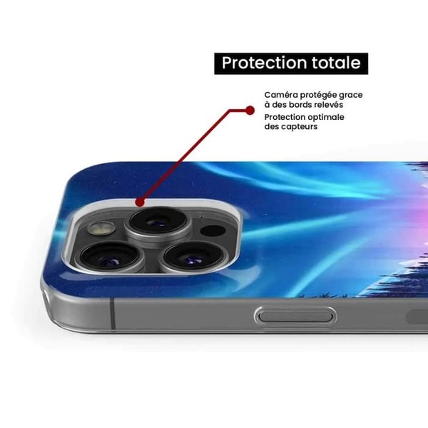Siliconfodral - Kompatibel med Apple iPhone 13 - design nattfall
