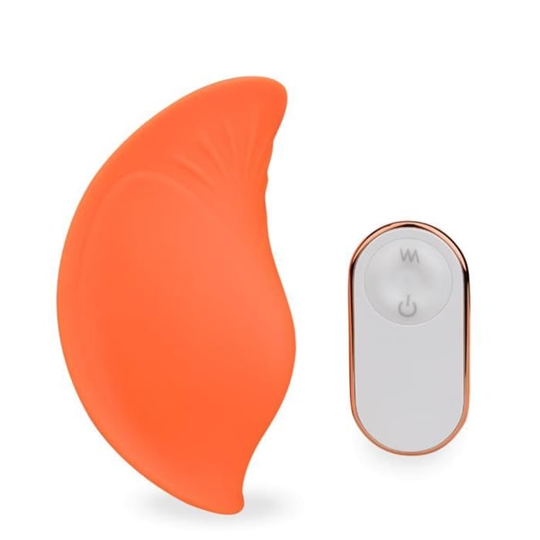 Fjärrstyrd vibrerande culotte Riviera vibrator för kvinna och par - Orange
