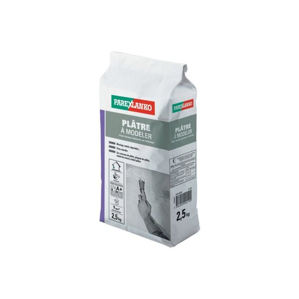 Modellera - PAREXLANKO - 2,5 KG - Vit - Inomhus - Kompatibel med färg