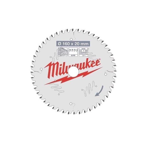 MILWAUKEE Universalsågblad 48 tänder 2,2x160mm 4932471291